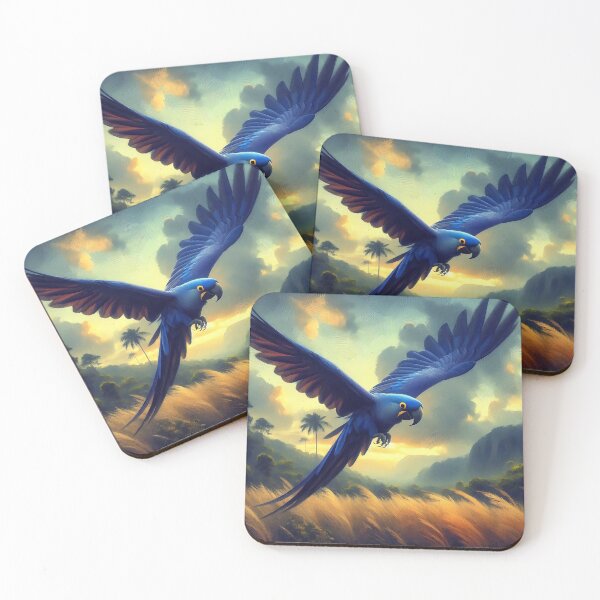 Item preview, Hyacinth Macaw Art #14 | Blue Macaw Lovers designed and sold by ksgraphics222.