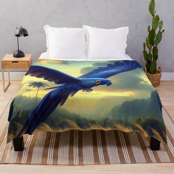 Item preview, Hyacinth Macaw Art #14 | Blue Macaw Lovers designed and sold by ksgraphics222.