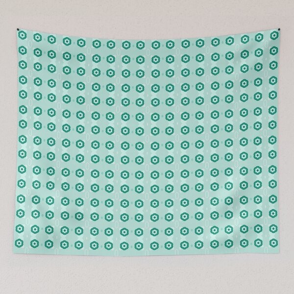 Item preview, circle pattern flowers points ornament seamless colorful repeat designed and sold by Abrahamjrnd.