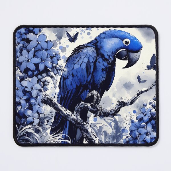 Item preview, Hyacinth Macaw Art #15 | Blue Macaw Lovers designed and sold by ksgraphics222.
