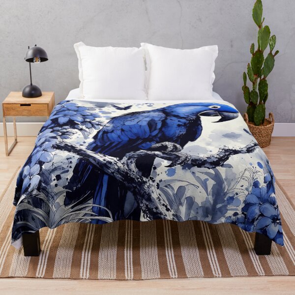 Item preview, Hyacinth Macaw Art #15 | Blue Macaw Lovers designed and sold by ksgraphics222.