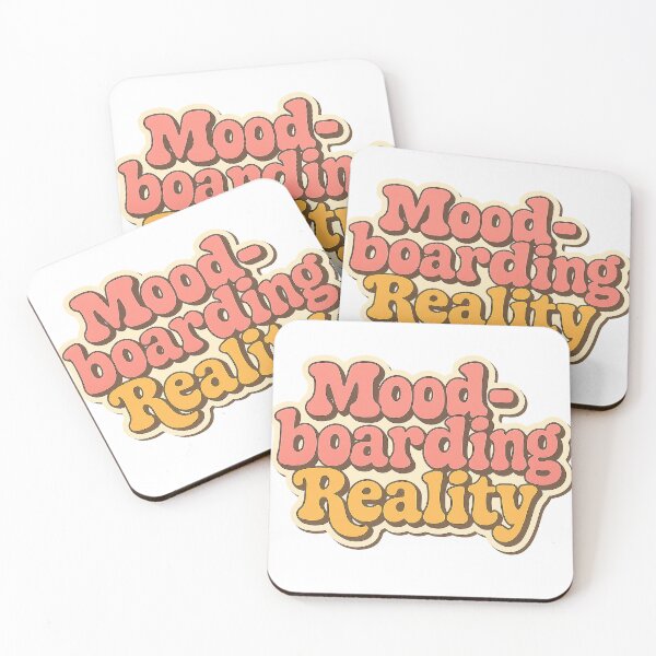 Item preview, Moodboarding Reality Aesthetic Sticker – Retro Groovy Typography Design designed and sold by weirdfishes123.