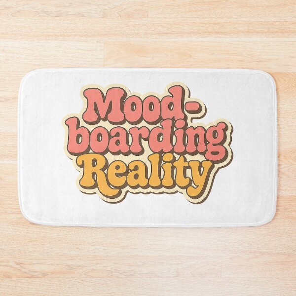 Item preview, Moodboarding Reality Aesthetic Sticker – Retro Groovy Typography Design designed and sold by weirdfishes123.
