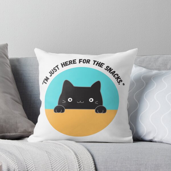 Item preview, I'm just here for the snacks kitten designed and sold by Renee Koutsis.