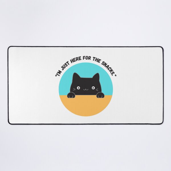 Item preview, I'm just here for the snacks kitten designed and sold by Renee Koutsis.