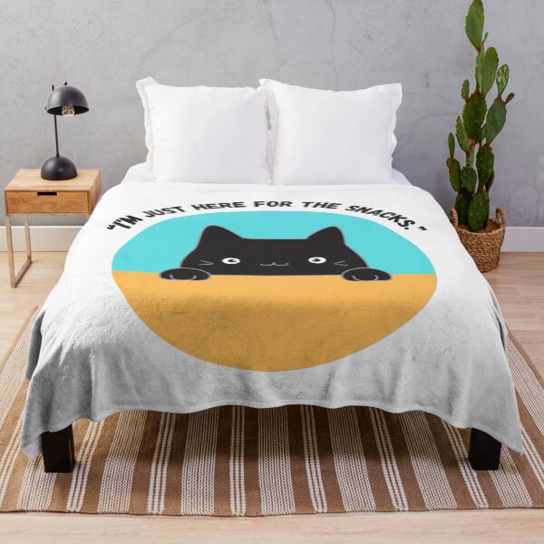 Item preview, I'm just here for the snacks kitten designed and sold by Renee Koutsis.