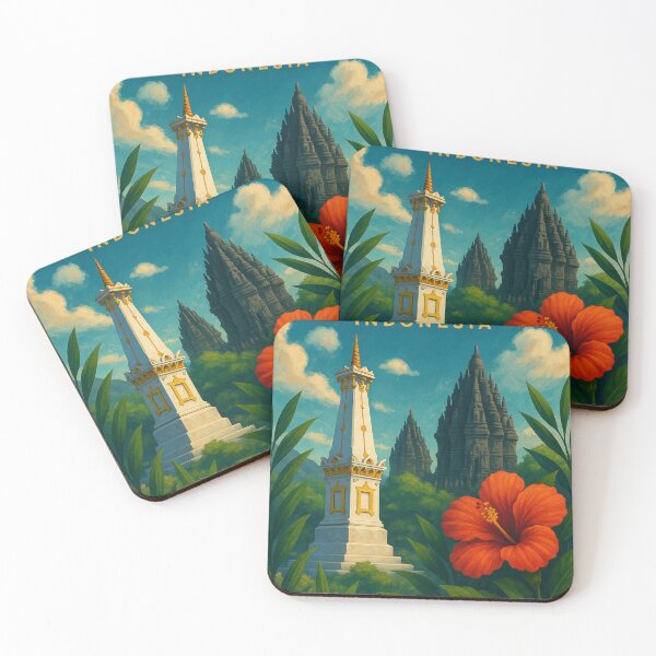 Item preview, Yogyakarta Indonesia Prambanan Temple View designed and sold by Aryabek.
