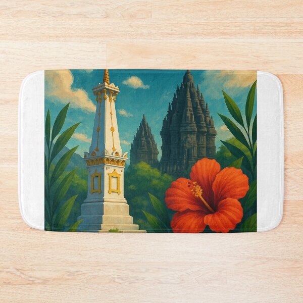 Item preview, Yogyakarta Indonesia Prambanan Temple View designed and sold by Aryabek.
