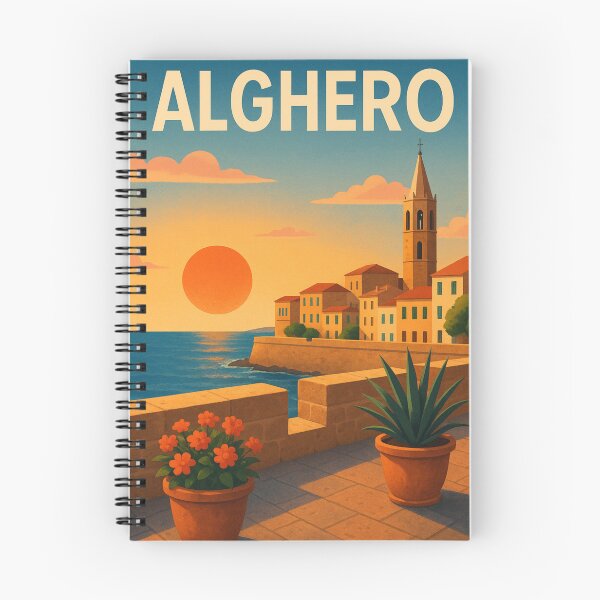 Item preview, Alghero Sardinia Sunset Coastline designed and sold by Aryabek.