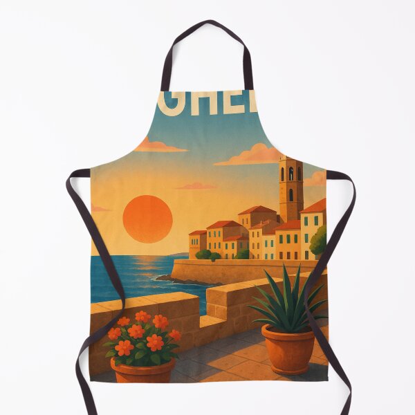 Item preview, Alghero Sardinia Sunset Coastline designed and sold by Aryabek.