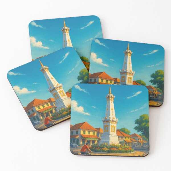 Item preview, Yogyakarta Indonesia Tugu Roundabout Scene designed and sold by Aryabek.