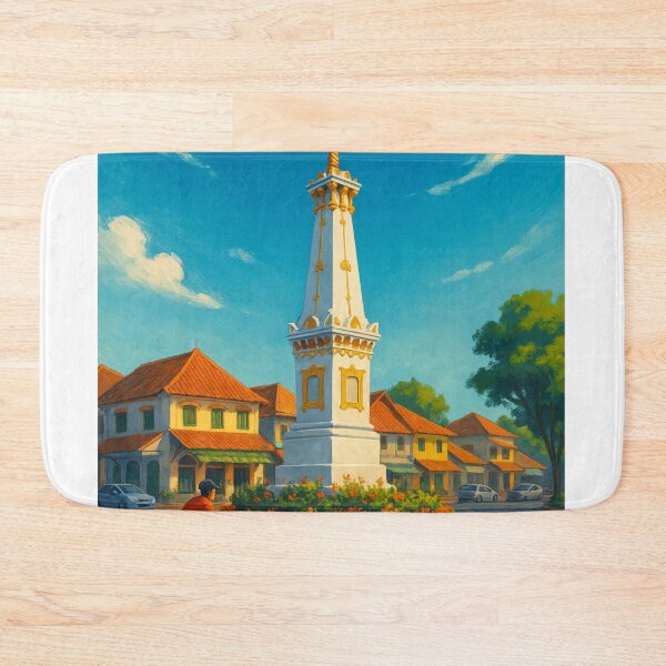 Item preview, Yogyakarta Indonesia Tugu Roundabout Scene designed and sold by Aryabek.