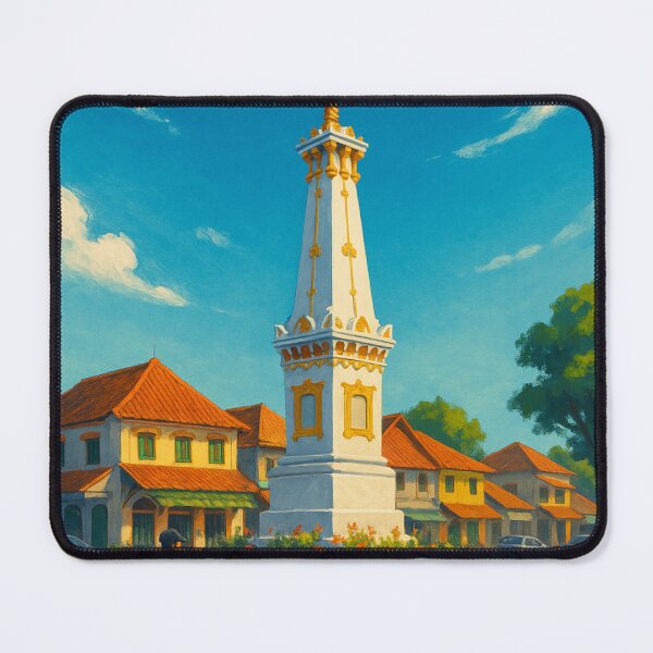 Item preview, Yogyakarta Indonesia Tugu Roundabout Scene designed and sold by Aryabek.