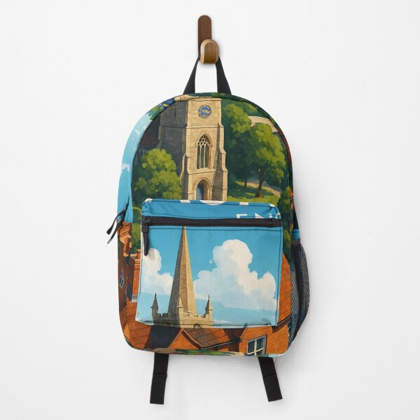 Item preview, Ashford England Church and Railway View designed and sold by Aryabek.