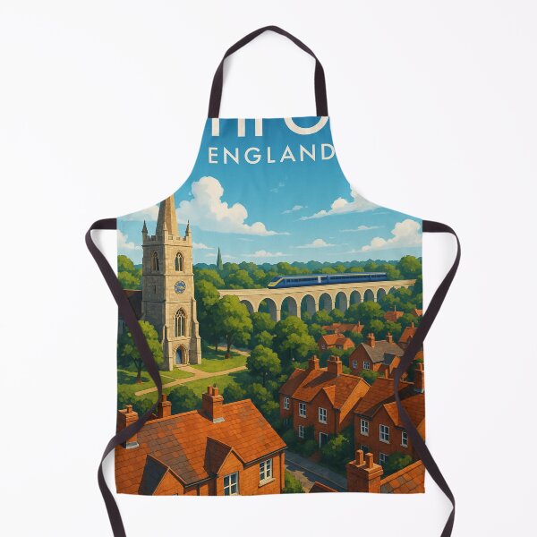 Item preview, Ashford England Church and Railway View designed and sold by Aryabek.