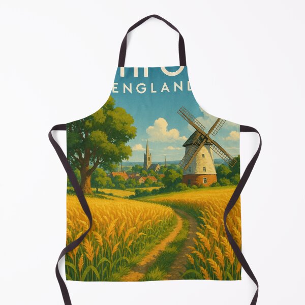 Item preview, Ashford England Windmill and Farmland View designed and sold by Aryabek.