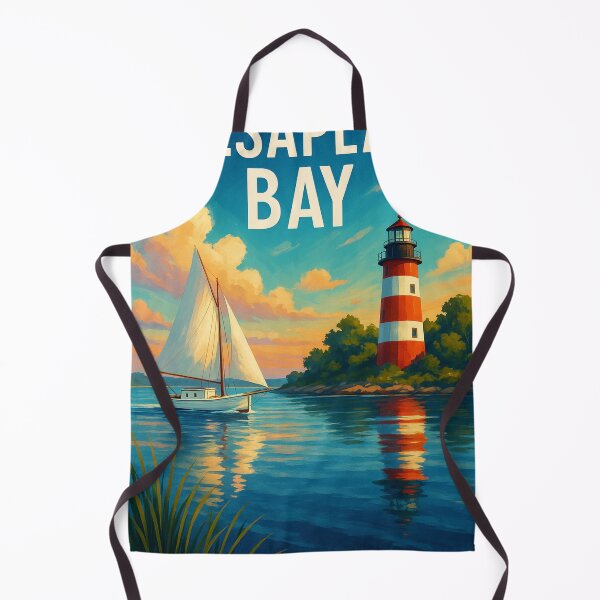 Item preview, Chesapeake Bay Lighthouse and Sailboat designed and sold by Aryabek.