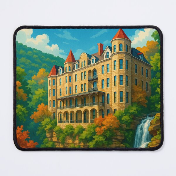 Item preview, Eureka Springs Crescent Hotel and Ozark Hills designed and sold by Aryabek.