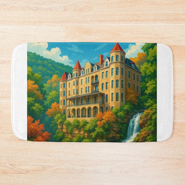 Item preview, Eureka Springs Crescent Hotel and Ozark Hills designed and sold by Aryabek.