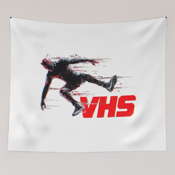 Item preview, VHS Vigilante – The Glitched Shadow of Retro designed and sold by LoomisDreams.