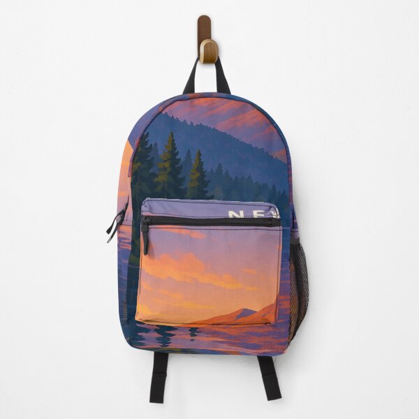 Item preview, Lake Placid Cabin at Sunset in the High Peaks designed and sold by Aryabek.