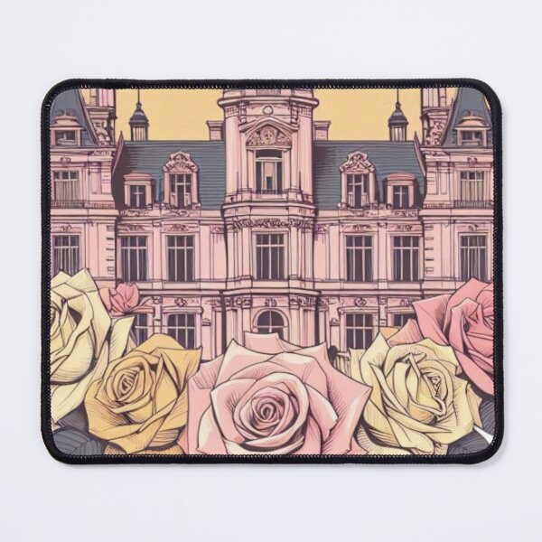 Item preview, Minimalist French Castle - Modern Chateaucore Aesthetic Wall Art designed and sold by Sugar Wisdom .