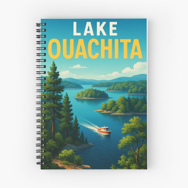 Item preview, Lake Ouachita Boat Cruising Through Island Waters designed and sold by Aryabek.
