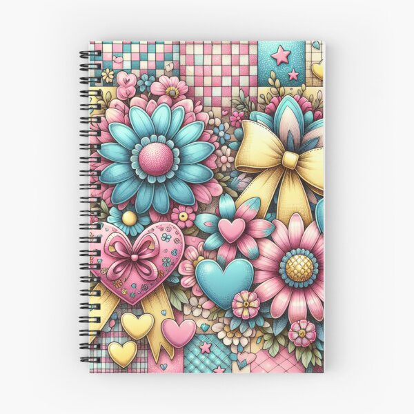 Item preview, Pastel Flower Heart Pattern Fusion designed and sold by Catzelle.