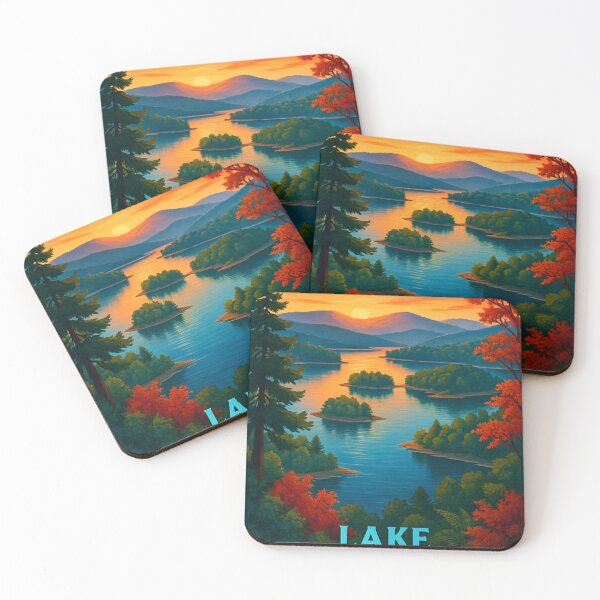 Item preview, Lake Ouachita Sunset in the Ouachita Mountains designed and sold by Aryabek.