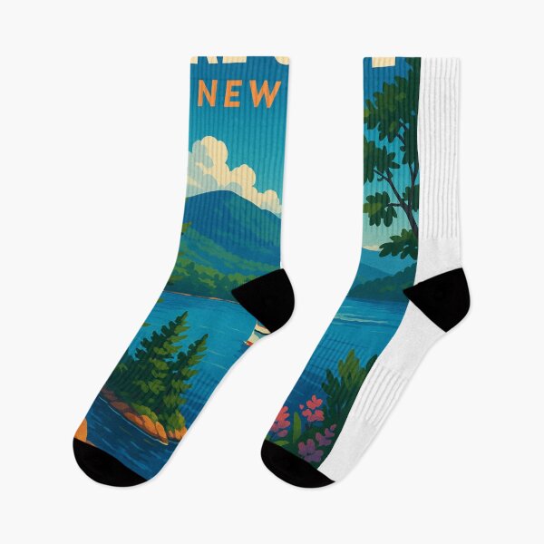 Item preview, Lake George Cruise and Forested Shoreline View designed and sold by Aryabek.