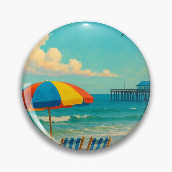 Item preview, Ocean City Maryland Beach and Boardwalk Scene designed and sold by Aryabek.