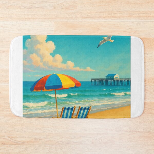 Item preview, Ocean City Maryland Beach and Boardwalk Scene designed and sold by Aryabek.