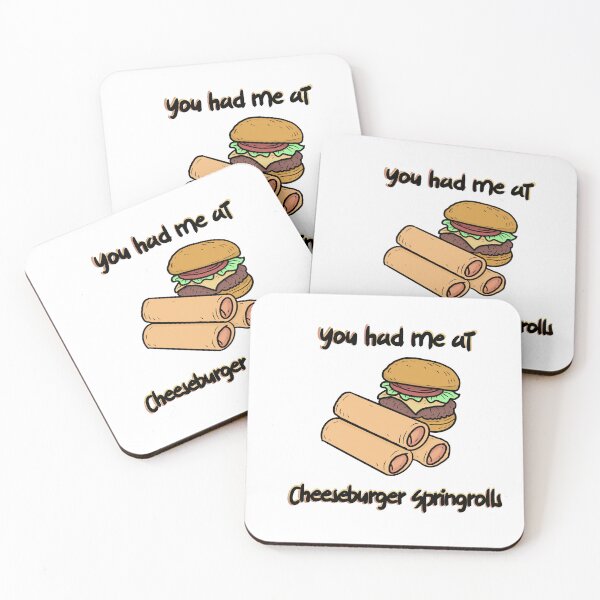 Item preview, “You had me at Cheeseburger Springrolls” - Theme Park Snack Love designed and sold by VixandInk.