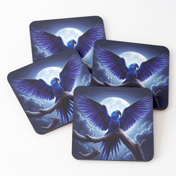 Item preview, Hyacinth Macaw Art #16 | Blue Macaw Lovers designed and sold by ksgraphics222.