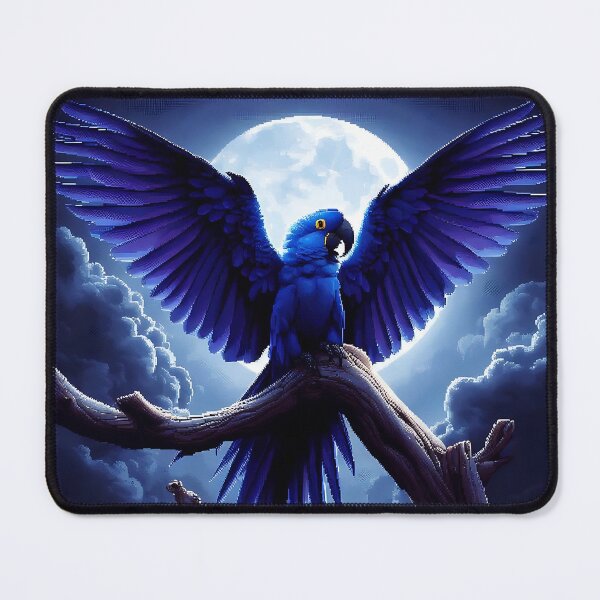 Item preview, Hyacinth Macaw Art #16 | Blue Macaw Lovers designed and sold by ksgraphics222.