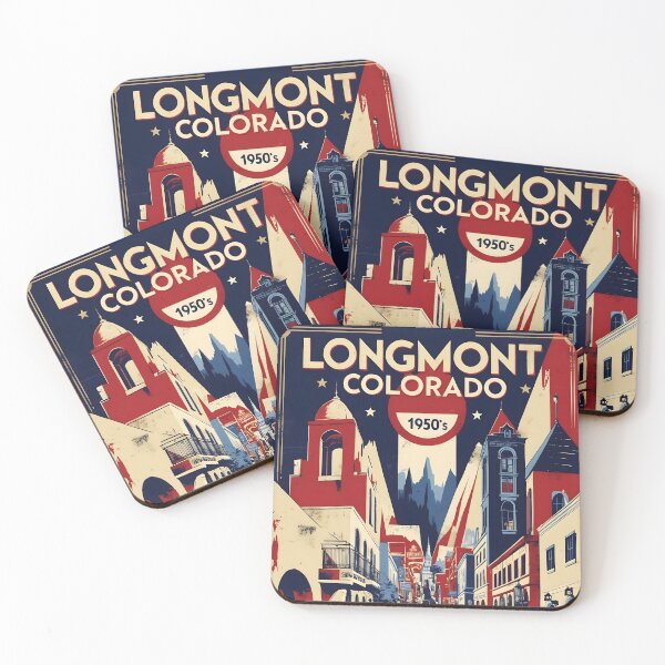 Item preview, Longmont Colorado USA Vintage Travel Tourism  designed and sold by TravelersGems.