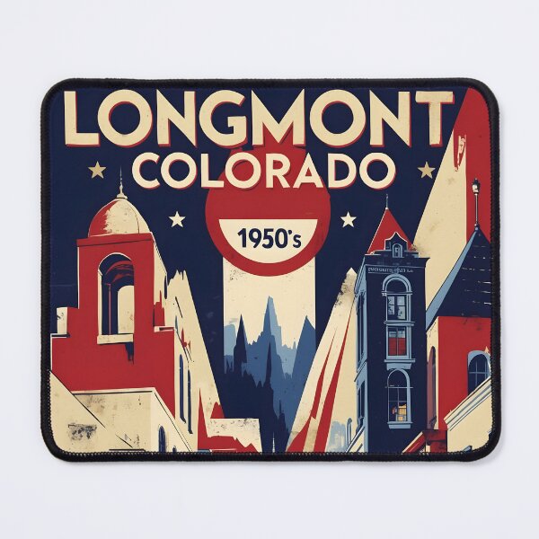 Item preview, Longmont Colorado USA Vintage Travel Tourism  designed and sold by TravelersGems.