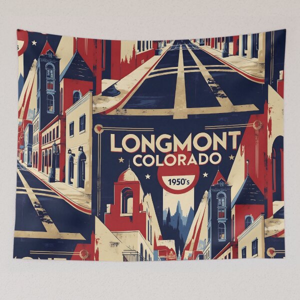 Item preview, Longmont Colorado USA Vintage Travel Tourism  designed and sold by TravelersGems.