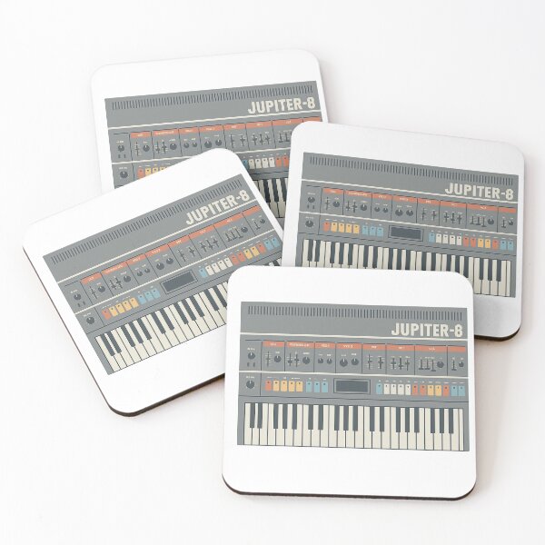 Item preview, Minimalist Jupiter-8 Synthesizer Illustration – Retro Analog Synth T-Shirt designed and sold by opul.