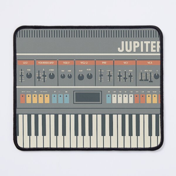 Item preview, Minimalist Jupiter-8 Synthesizer Illustration – Retro Analog Synth T-Shirt designed and sold by opul.