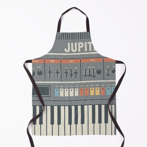 Item preview, Minimalist Jupiter-8 Synthesizer Illustration – Retro Analog Synth T-Shirt designed and sold by opul.