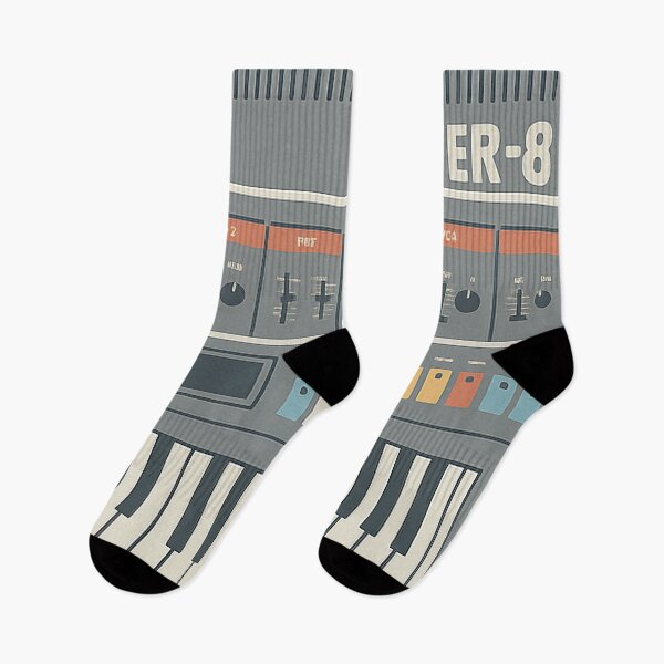 Item preview, Minimalist Jupiter-8 Synthesizer Illustration – Retro Analog Synth T-Shirt designed and sold by opul.