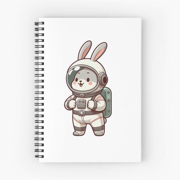Item preview, Bold Cartoon Rabbit Astronaut with Helmet and Jetpack designed and sold by Confuzz1ed.
