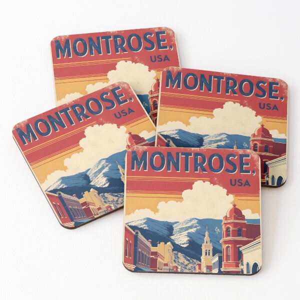 Item preview, Montrose Colorado USA Vintage Travel Tourism  designed and sold by TravelersGems.