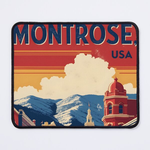 Item preview, Montrose Colorado USA Vintage Travel Tourism  designed and sold by TravelersGems.