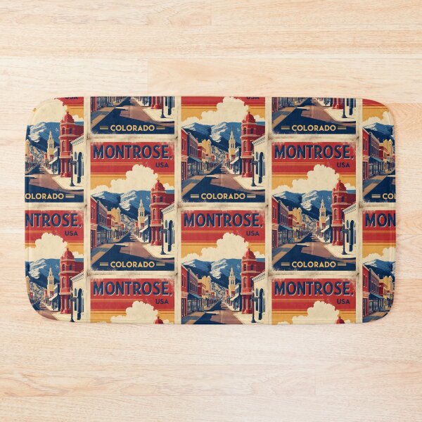Item preview, Montrose Colorado USA Vintage Travel Tourism  designed and sold by TravelersGems.