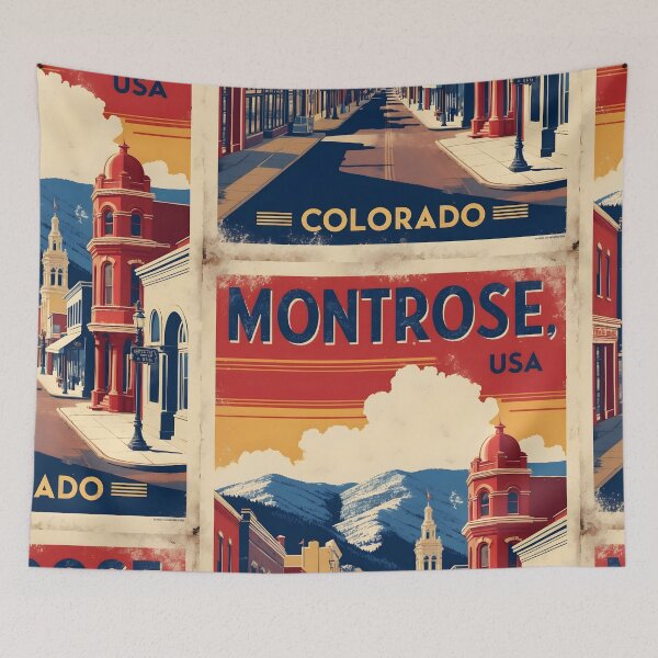 Item preview, Montrose Colorado USA Vintage Travel Tourism  designed and sold by TravelersGems.