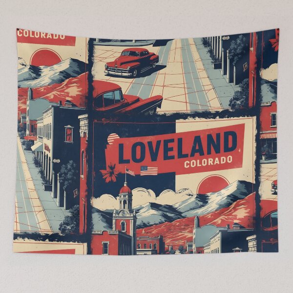 Item preview, Loveland Colorado USA Vintage Travel Tourism  designed and sold by TravelersGems.