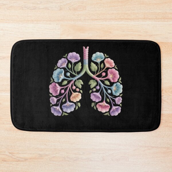 Item preview, floral lungs designed and sold by NatGrafika.