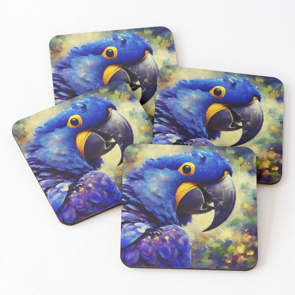 Item preview, Hyacinth Macaw Art #17 | Blue Macaw Lovers designed and sold by ksgraphics222.